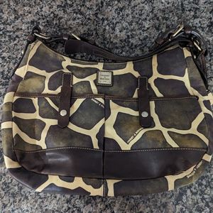 Doonie and Bourke Giraffe Printed Purse